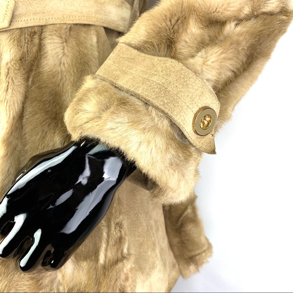 Vintage Lykafur size 16 faux fur coat - Picture 3 of 8